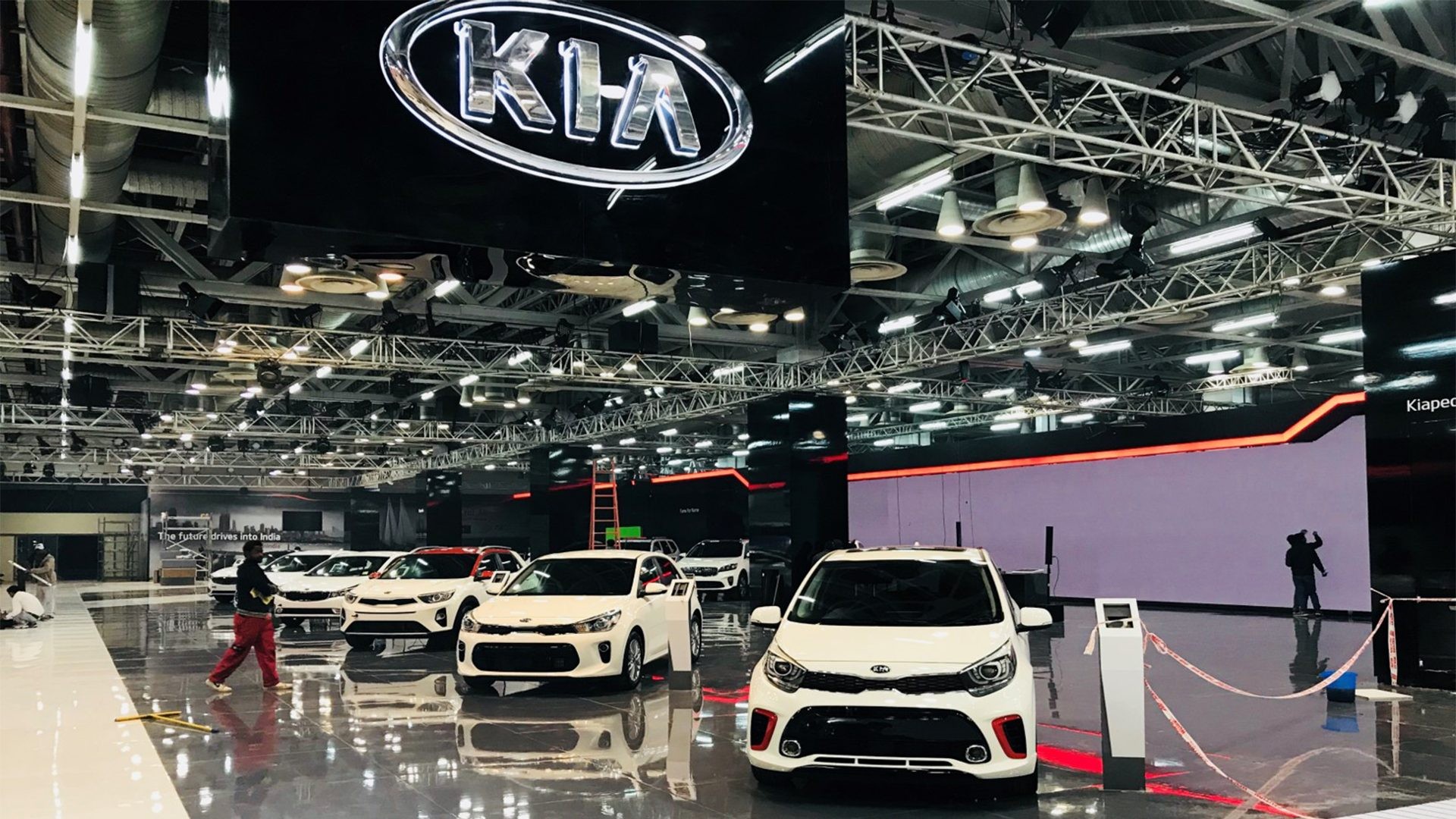 Auto Expo India KIA Pavilion — interior by HDG