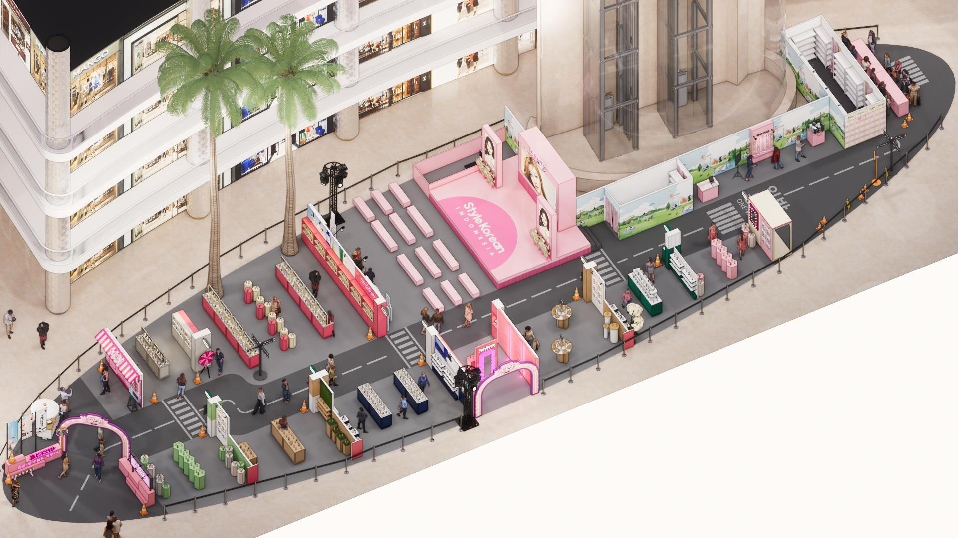 K-beauty Festival — interior by HDG