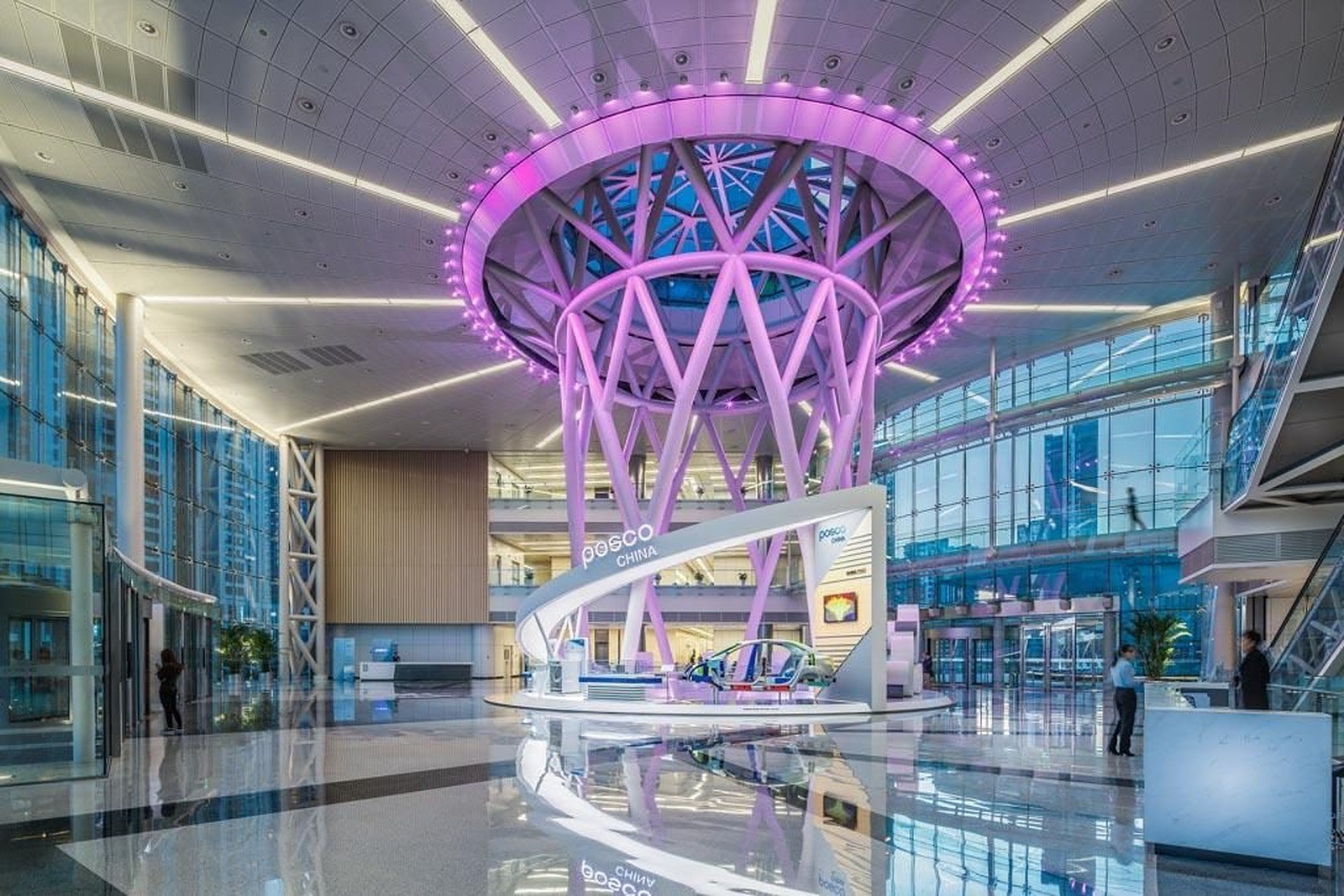 Posco Center Beijing China — interior by HDG