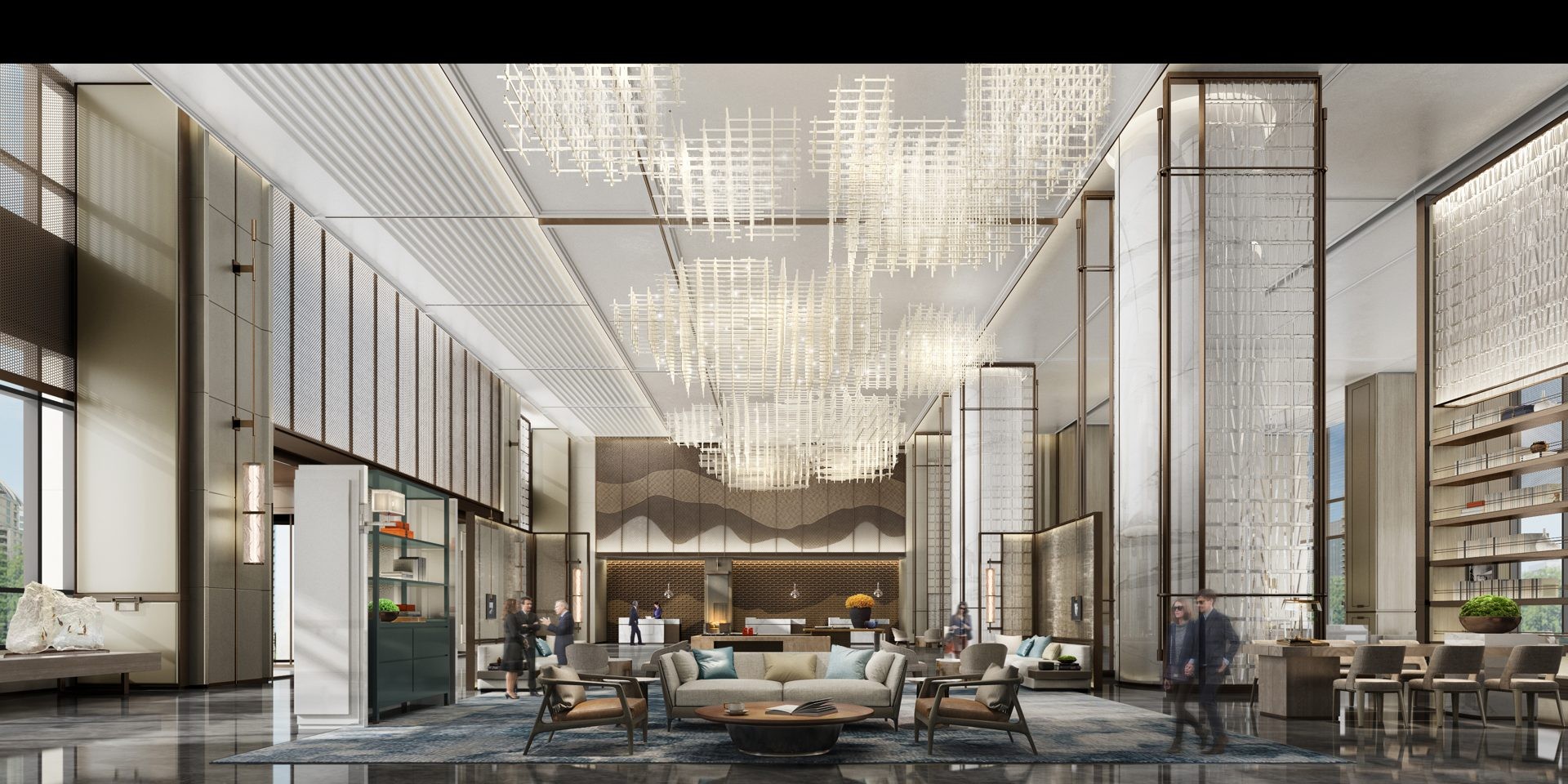Marriott Hotel, Wenzhou — interior by HDG